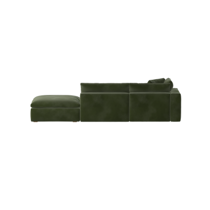 Ari modulares Ecksofa mit Sitzhocker