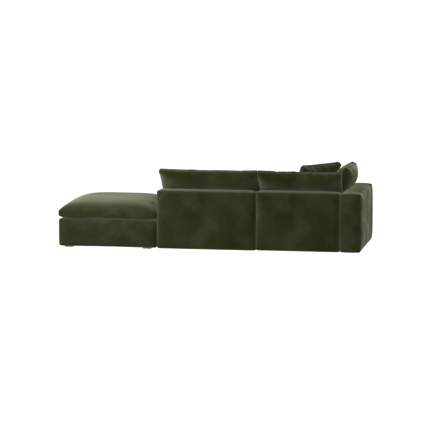 Ari modulares Ecksofa mit Sitzhocker