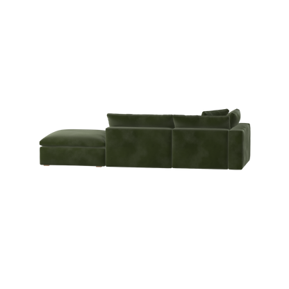 Ari modulares Ecksofa mit Sitzhocker