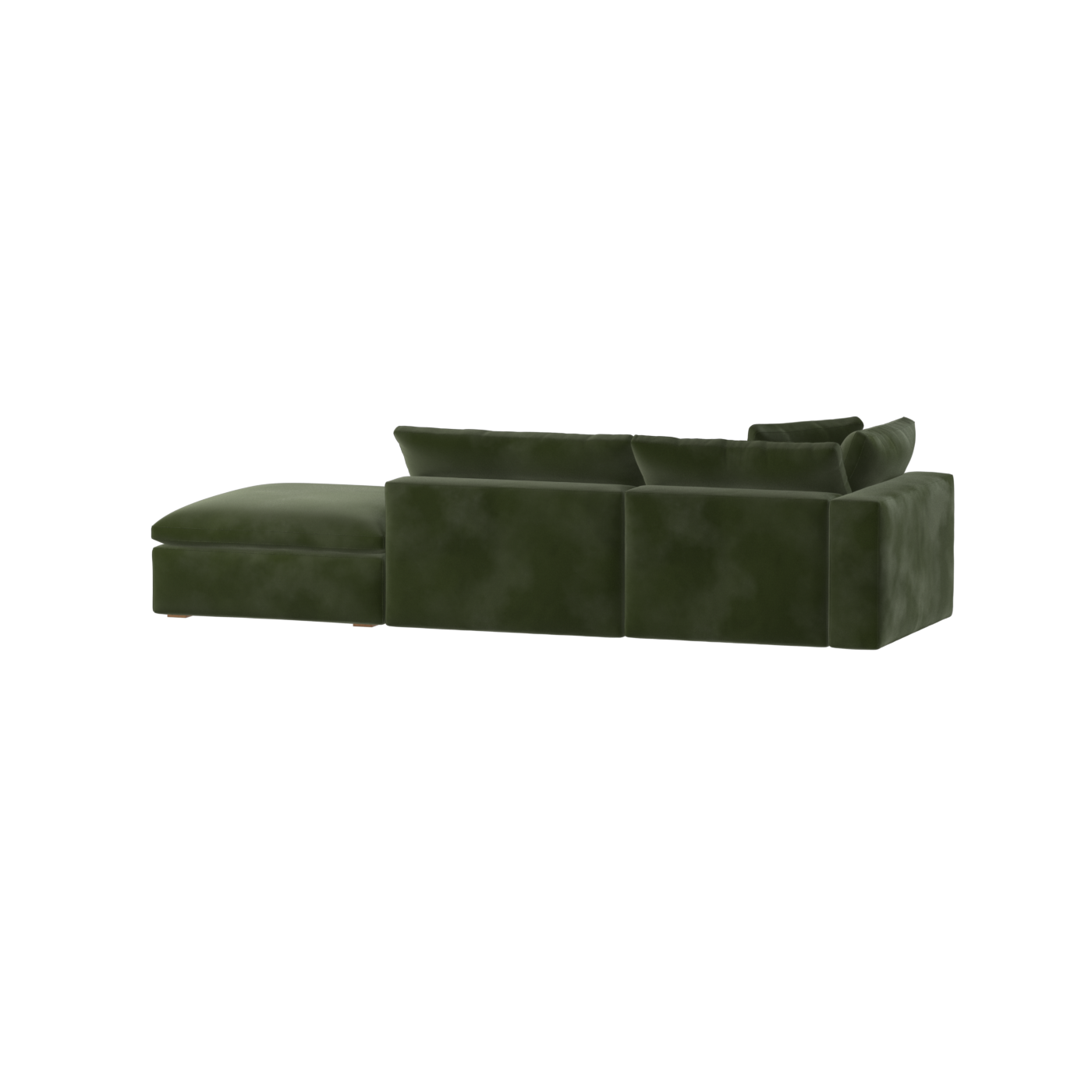 Ari modulares Ecksofa mit Sitzhocker