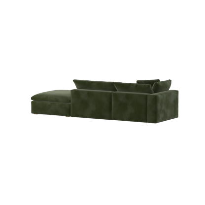Ari modulares Ecksofa mit Sitzhocker