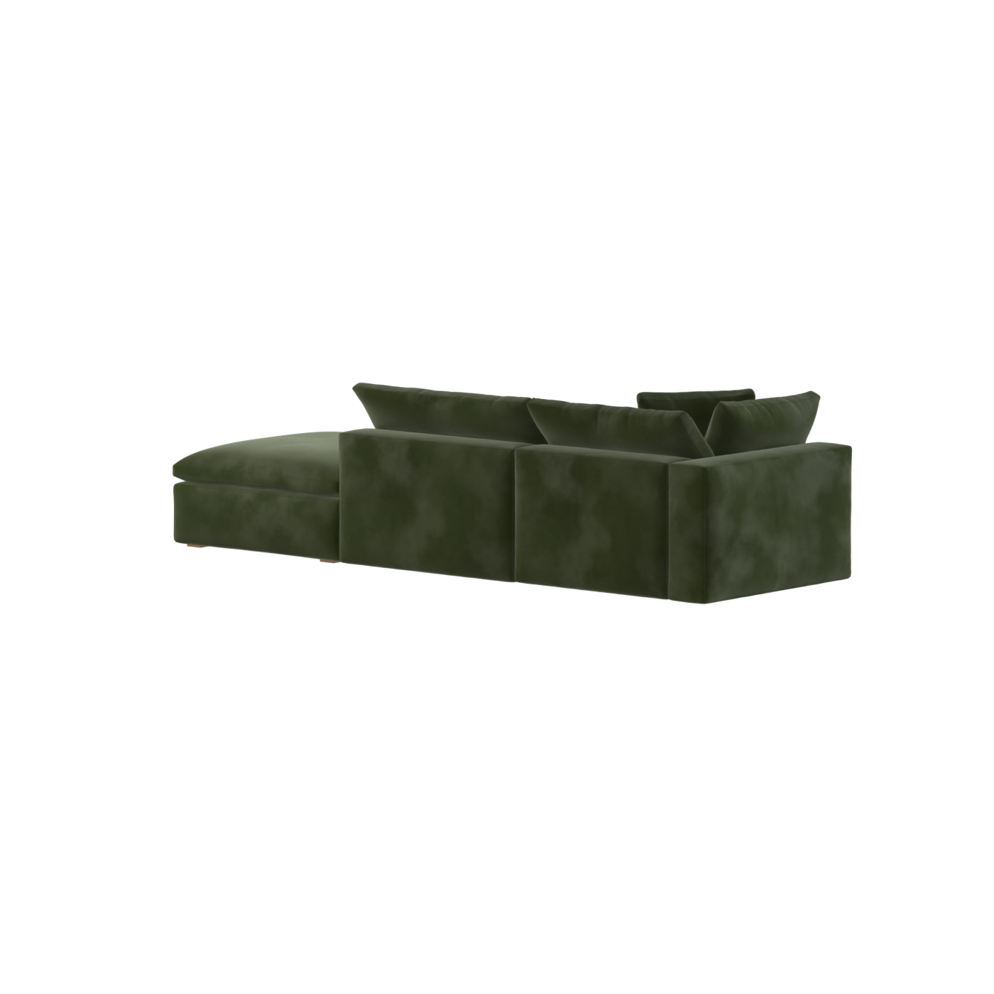 Ari modulares Ecksofa mit Sitzhocker