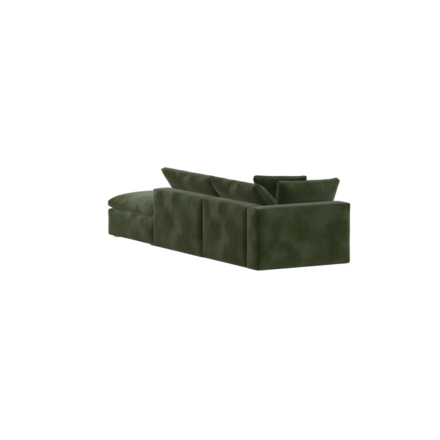 Ari modulares Ecksofa mit Sitzhocker