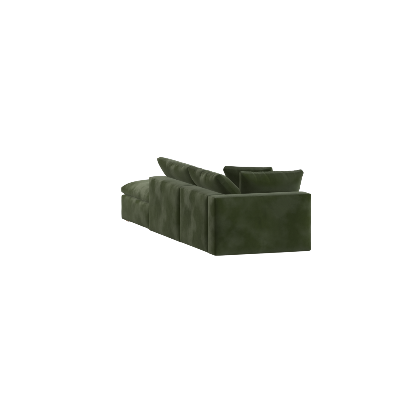 Ari modulares Ecksofa mit Sitzhocker