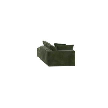 Ari modulares Ecksofa mit Sitzhocker