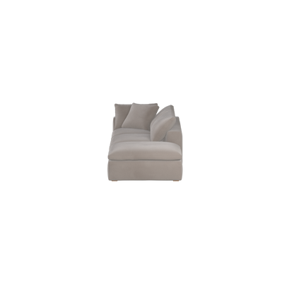 Ari modulares Ecksofa mit Sitzhocker