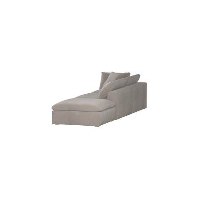 Ari modulares Ecksofa mit Sitzhocker