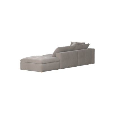 Ari modulares Ecksofa mit Sitzhocker