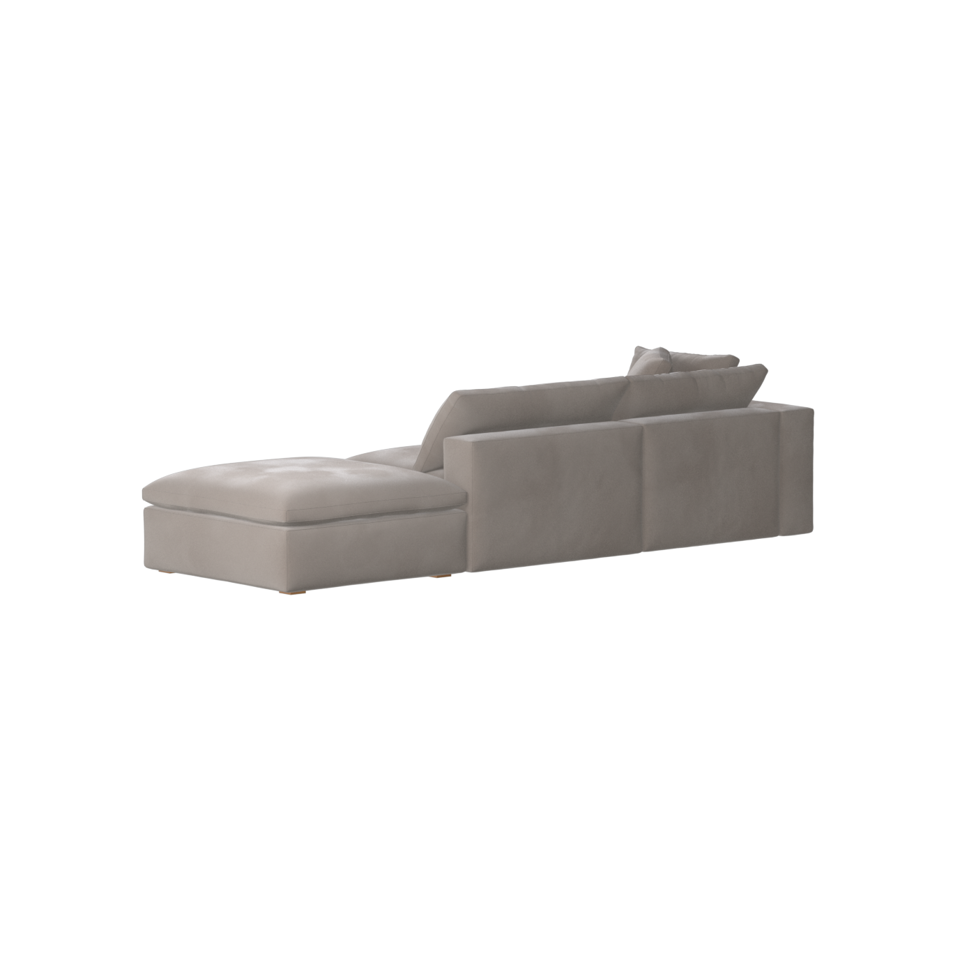 Ari modulares Ecksofa mit Sitzhocker