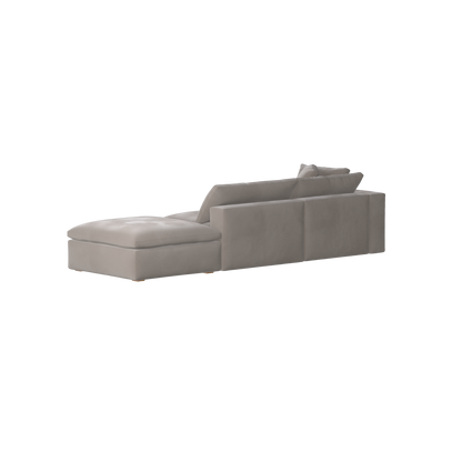 Ari modulares Ecksofa mit Sitzhocker