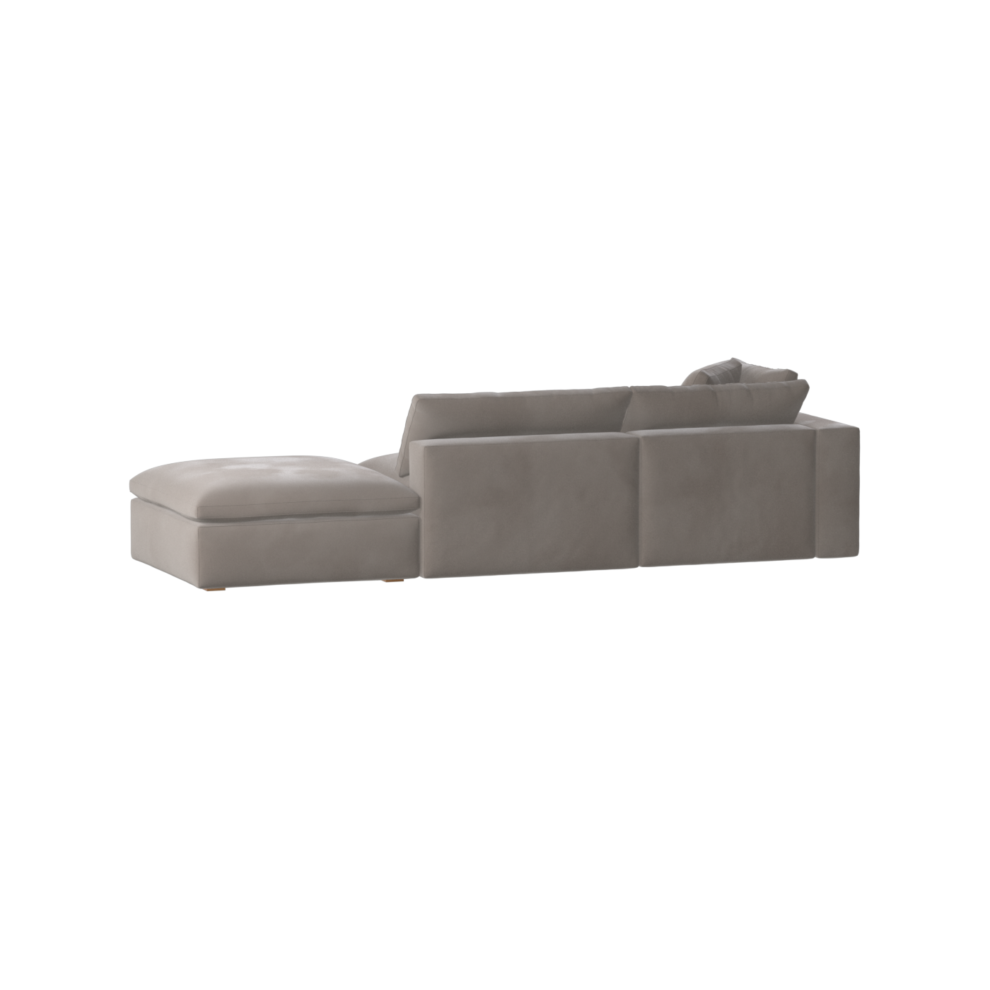 Ari modulares Ecksofa mit Sitzhocker