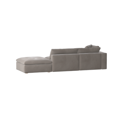 Ari modulares Ecksofa mit Sitzhocker