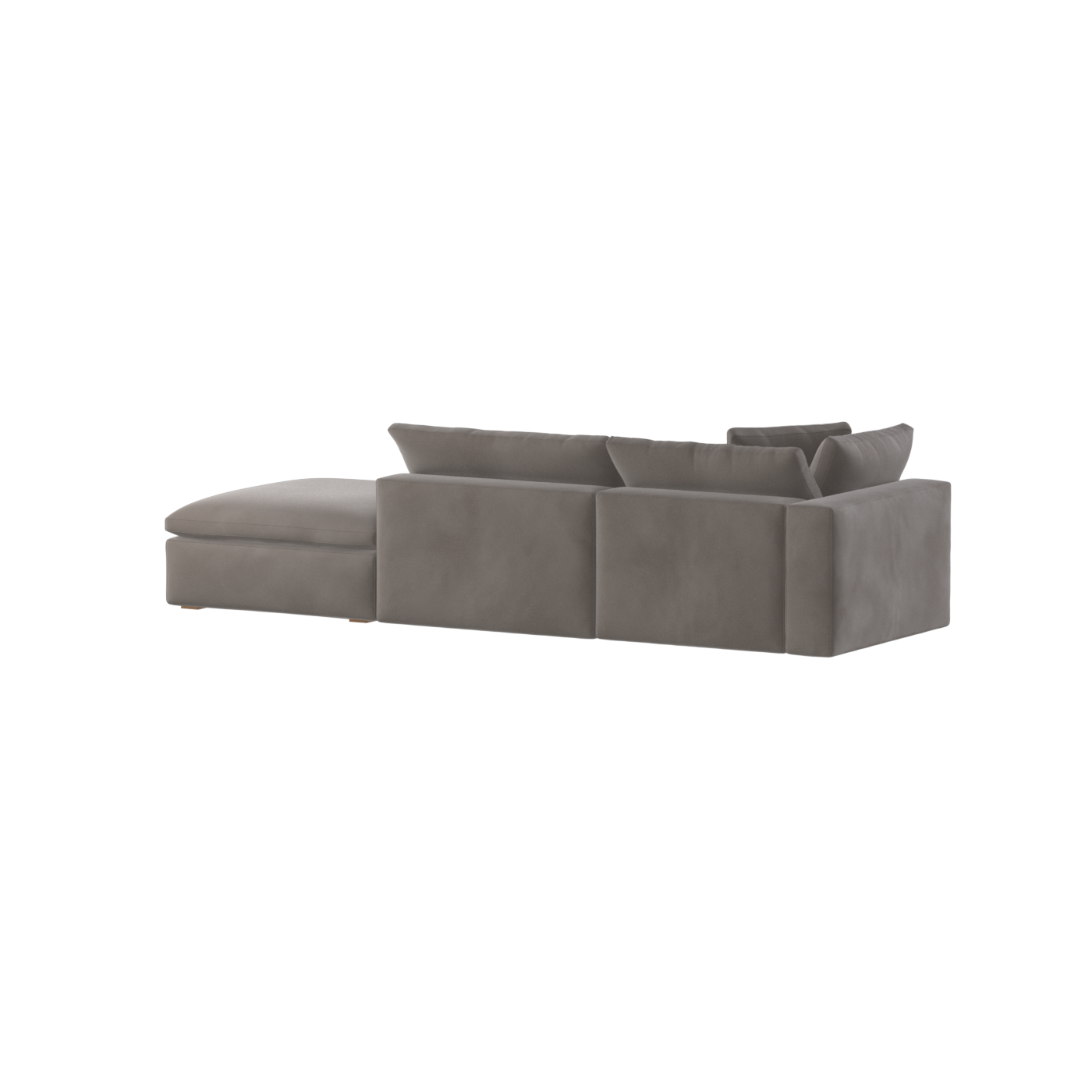 Ari modulares Ecksofa mit Sitzhocker