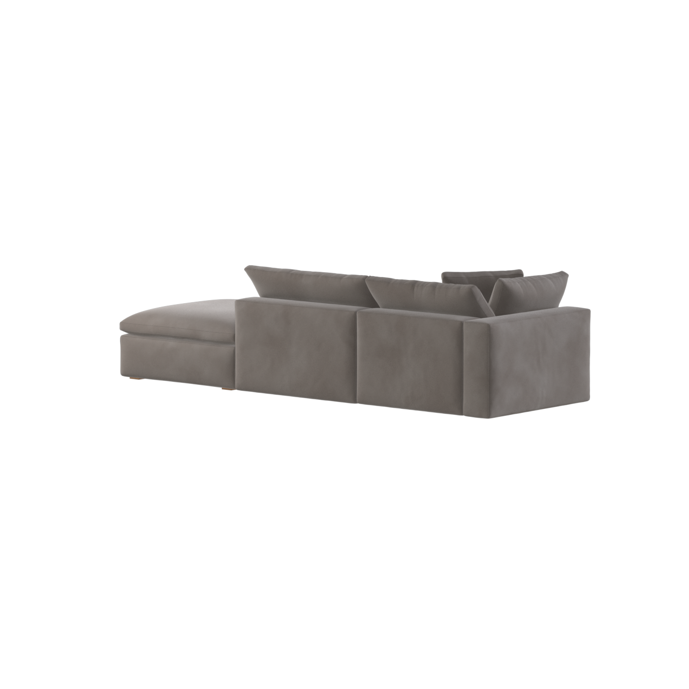 Ari modulares Ecksofa mit Sitzhocker