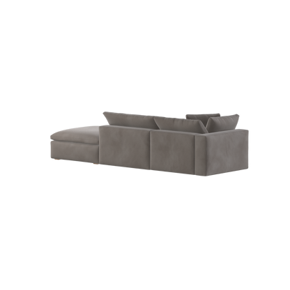 Ari modulares Ecksofa mit Sitzhocker