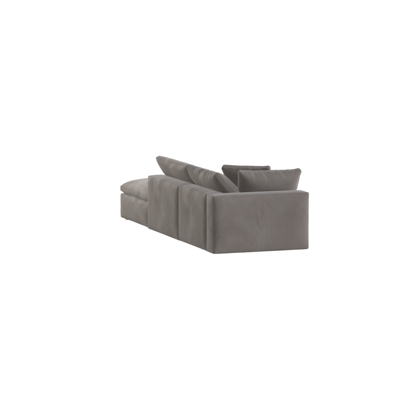 Ari modulares Ecksofa mit Sitzhocker