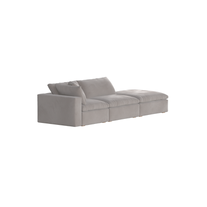 Ari modulares Ecksofa mit Sitzhocker