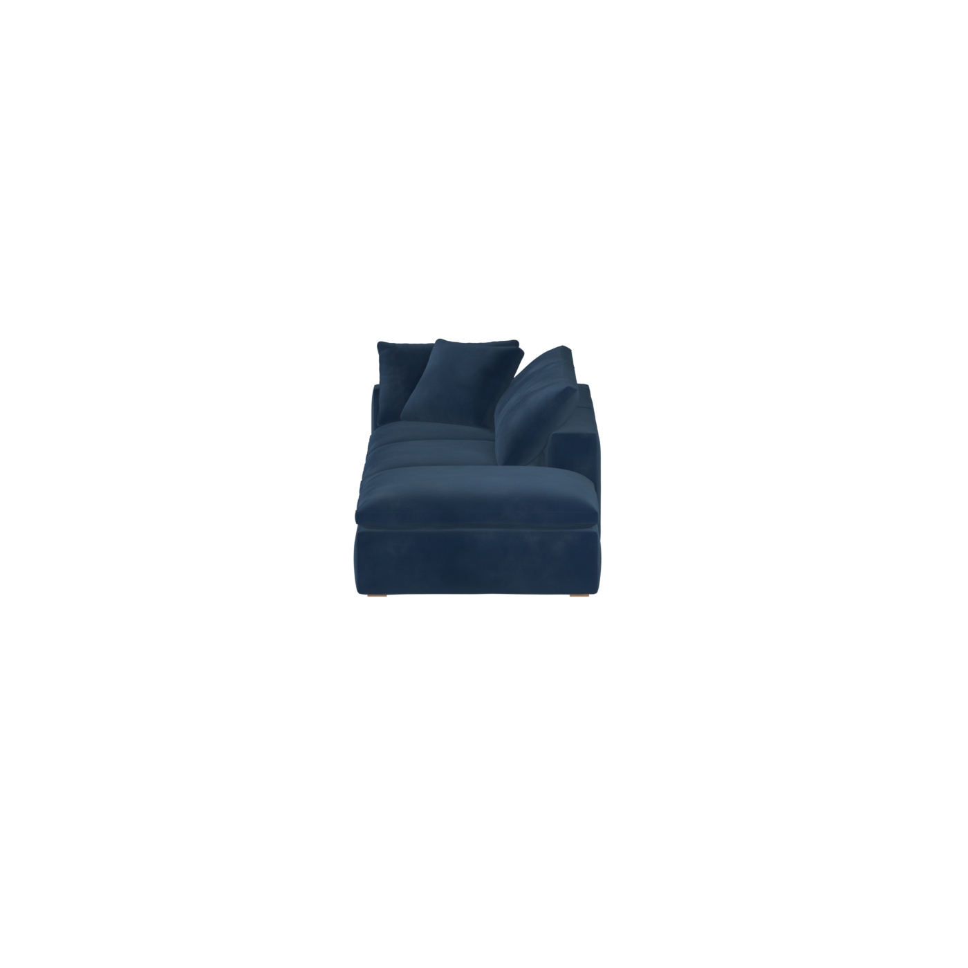 Ari modular corner Sofa with pouffe - Wide fabric range