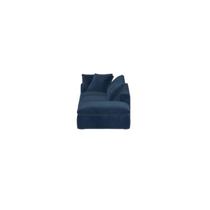 Ari modular corner Sofa with pouffe - Wide fabric range