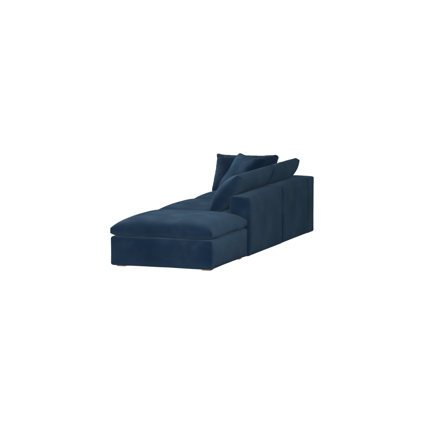 Ari modular corner Sofa with pouffe - Wide fabric range