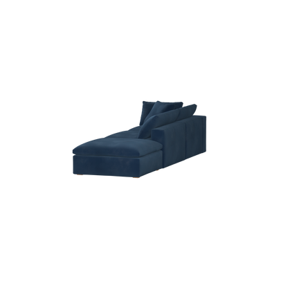 Ari modular corner Sofa with pouffe - Wide fabric range