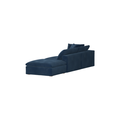Ari modular corner Sofa with pouffe - Wide fabric range