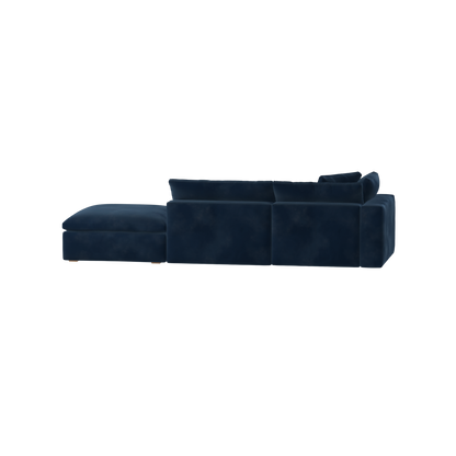 Ari modular corner Sofa with pouffe - Wide fabric range