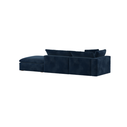 Ari modular corner Sofa with pouffe - Wide fabric range
