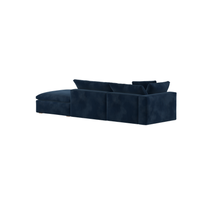 Ari modular corner Sofa with pouffe - Wide fabric range