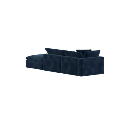 Ari modular corner Sofa with pouffe - Wide fabric range