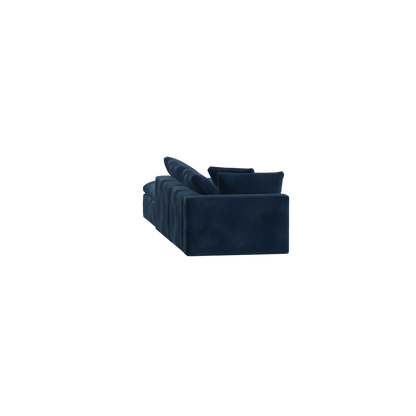 Ari modular corner Sofa with pouffe - Wide fabric range