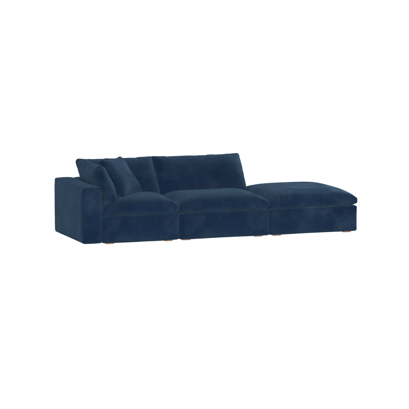 Ari modular corner Sofa with pouffe - Wide fabric range