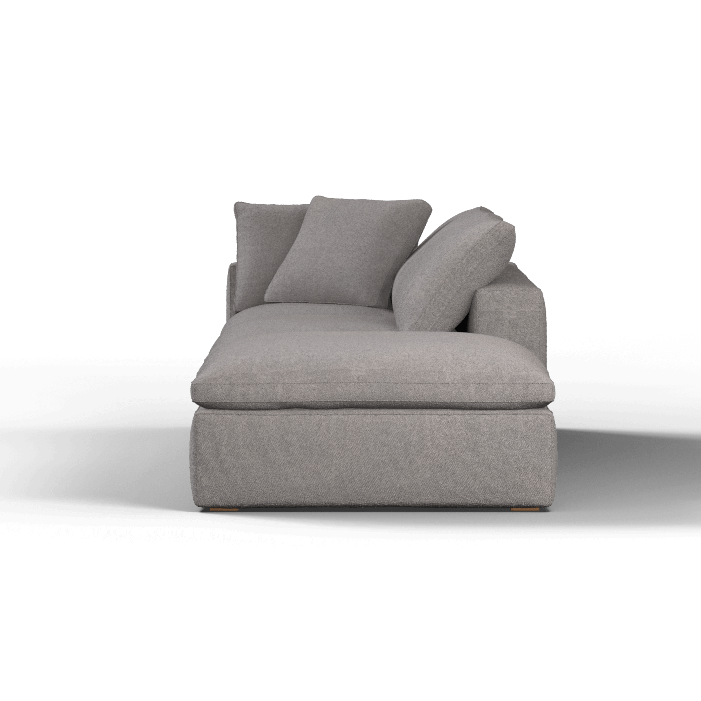 Ari modulares Ecksofa mit Sitzhocker