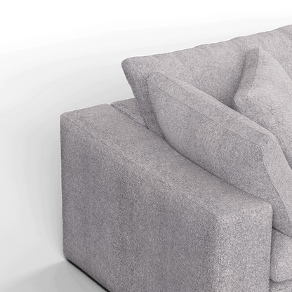 Ari modulares Ecksofa mit Sitzhocker
