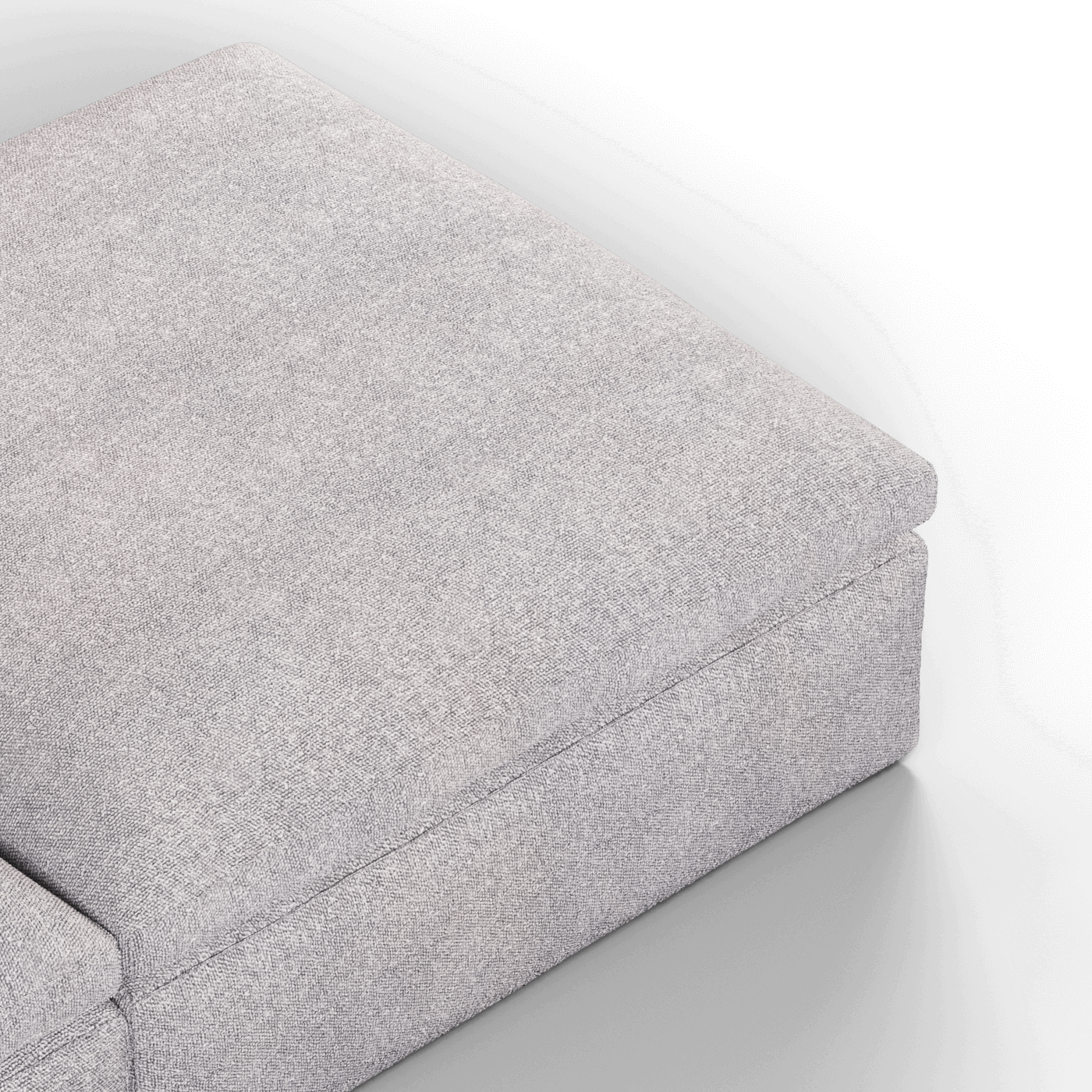 Ari modulares Ecksofa mit Sitzhocker