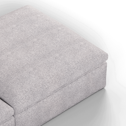 Ari modulares Ecksofa mit Sitzhocker