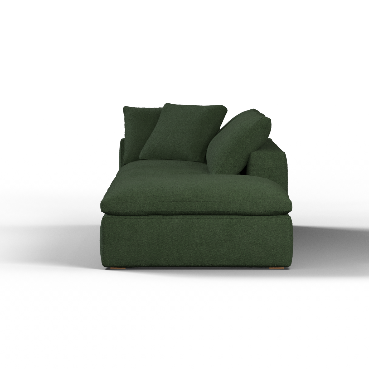 Ari modulares Ecksofa mit Sitzhocker