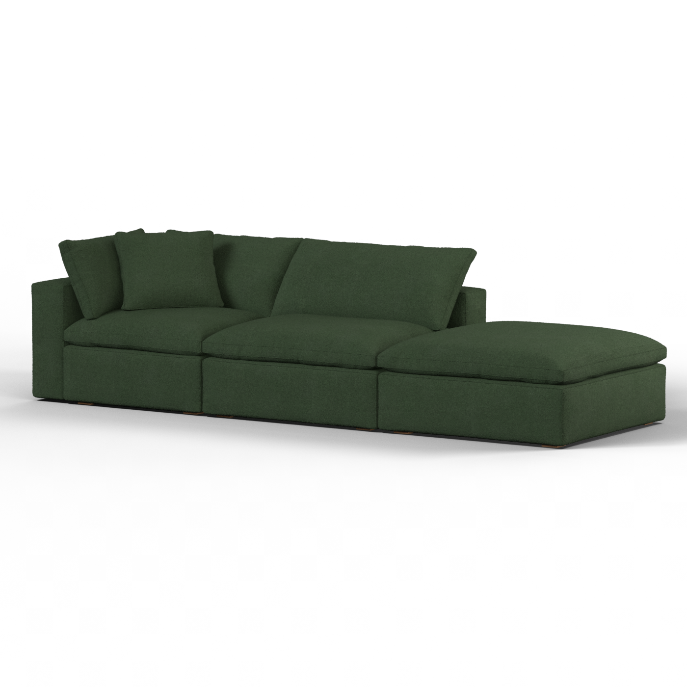 Ari modulares Ecksofa mit Sitzhocker