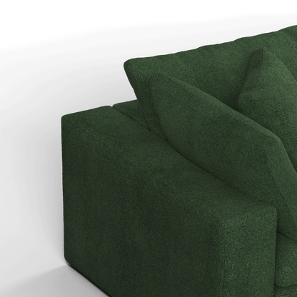 Ari modulares Ecksofa mit Sitzhocker