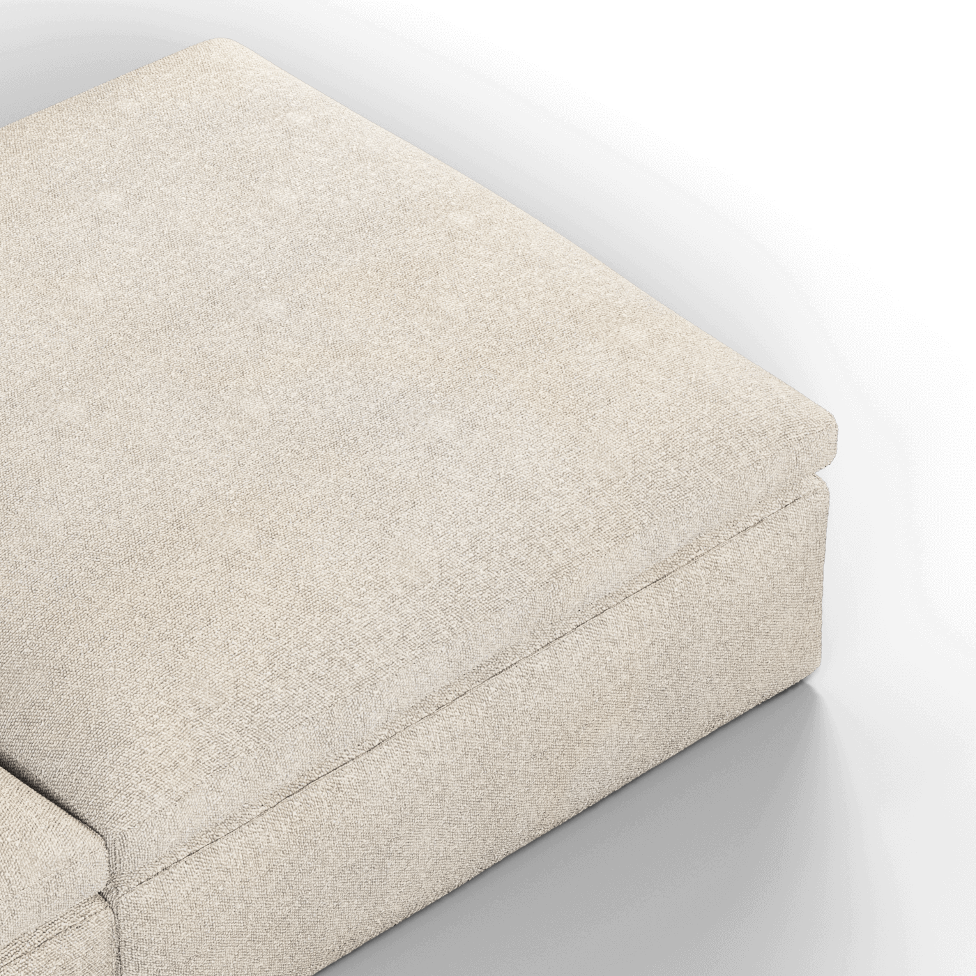 Ari modulares Ecksofa mit Sitzhocker