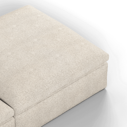 Ari modulares Ecksofa mit Sitzhocker