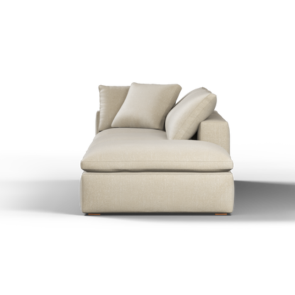 Ari modular corner Sofa with pouffe - Wide fabric range