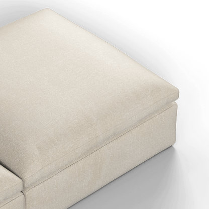 Ari modular corner Sofa with pouffe - Wide fabric range