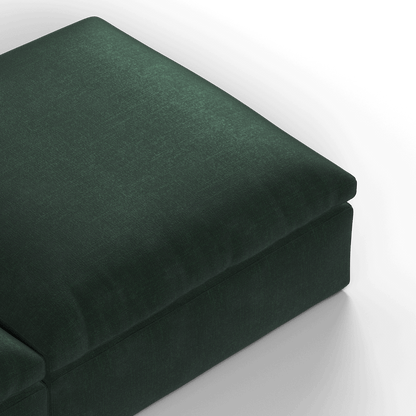Ari modular corner Sofa with pouffe - Wide fabric range