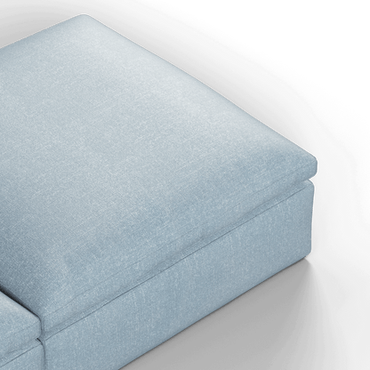 Ari modular corner Sofa with pouffe - Wide fabric range