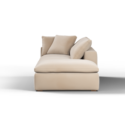 Ari modulares Ecksofa mit Sitzhocker