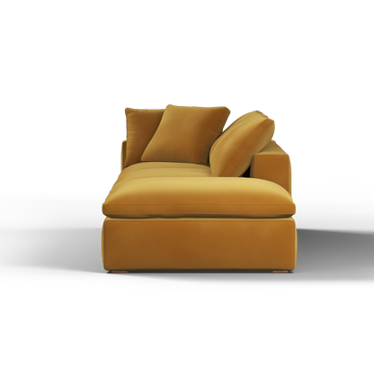 Ari modular corner Sofa with pouffe - Wide fabric range
