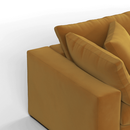 Ari modular corner Sofa with pouffe - Wide fabric range