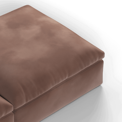 Ari modulares Ecksofa mit Sitzhocker