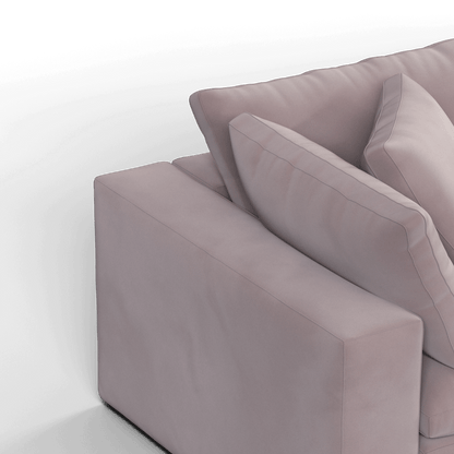 Ari modulares Ecksofa mit Sitzhocker